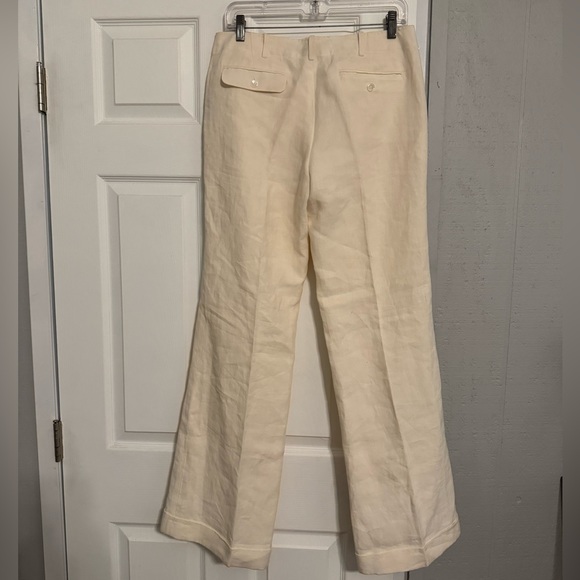 Ralph Lauren linen pants lined in silk - Picture 2 of 5